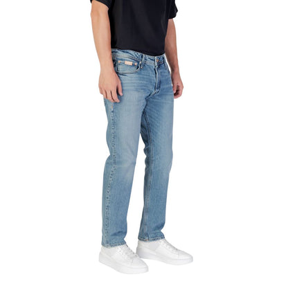 Blue Cotton Skinny Jean
