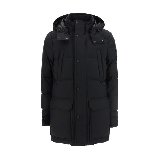Black Nylon Jackets And Coat