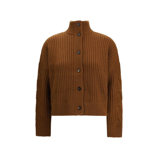 Beige Wool Cardigan