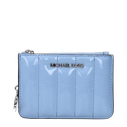 Light Blue Leather Wallet