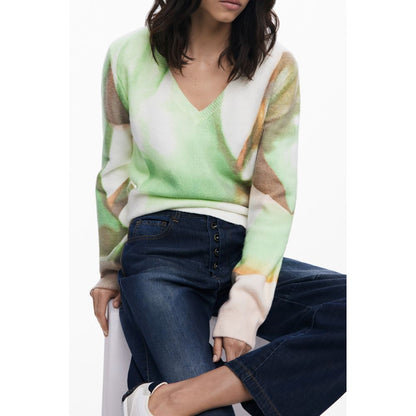 Green Elastane Sweater