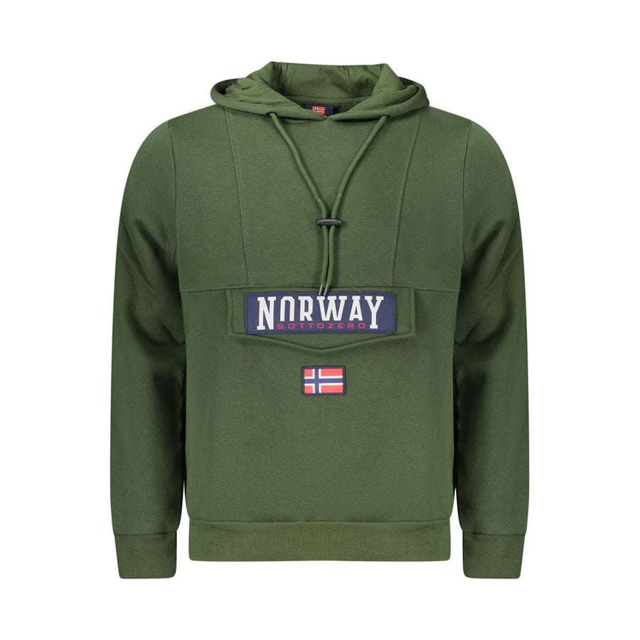 Green Cotton Sweatshirt