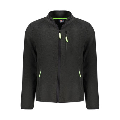 Black Polyester Sweatshirt