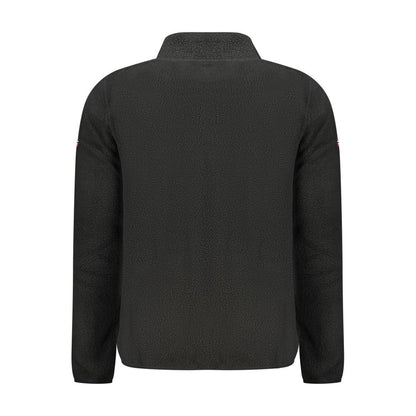 Black Polyester Sweatshirt