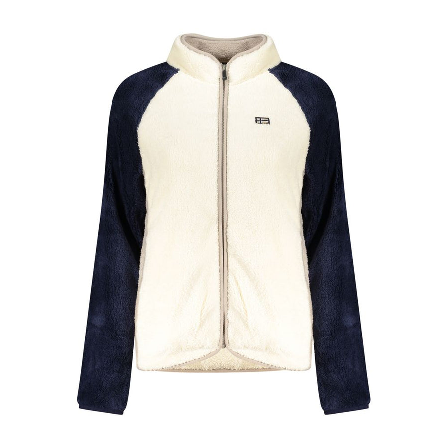 White Polyester Sweatshirt