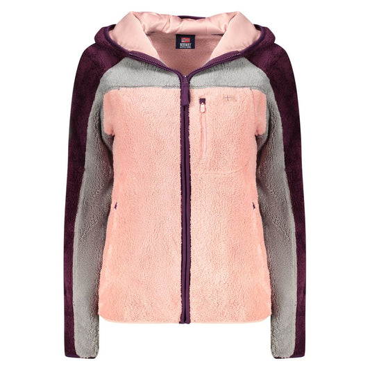 Pink Polyester Sweatshirt