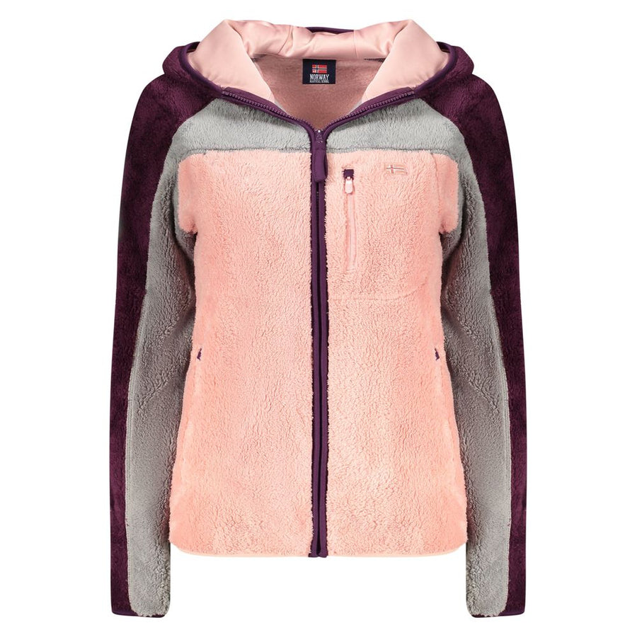Pink Polyester Sweatshirt