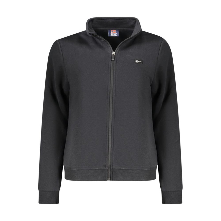 Black Cotton Sweatshirt