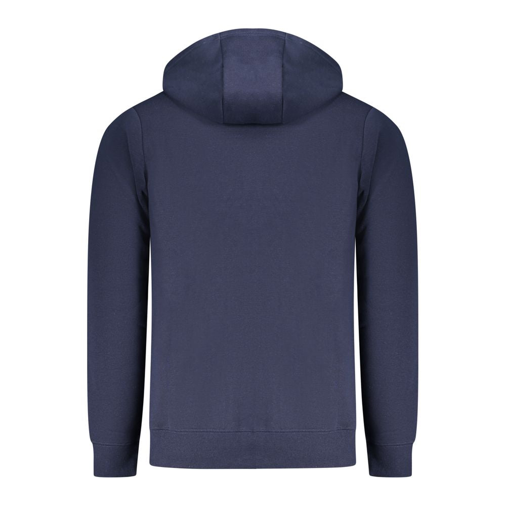 Blue Cotton Men's Hoodie