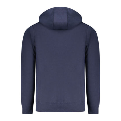 Blue Cotton Men's Hoodie