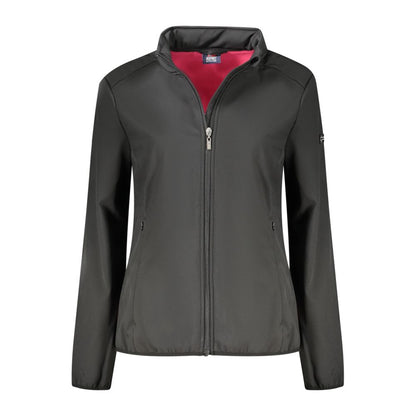Black Polyester Women's Jacket