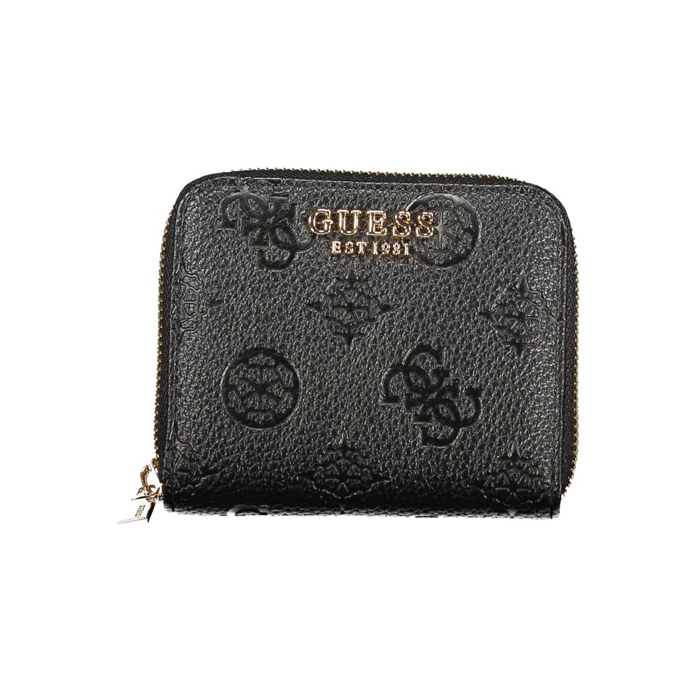 Nero Poliuretano Women Wallet