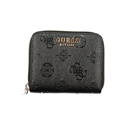 Nero Poliuretano Women Wallet
