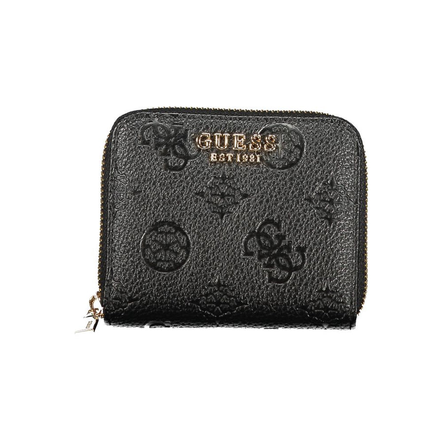 Nero Poliuretano Women Wallet