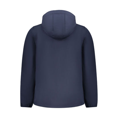 Blu Polyester Men's Jacket