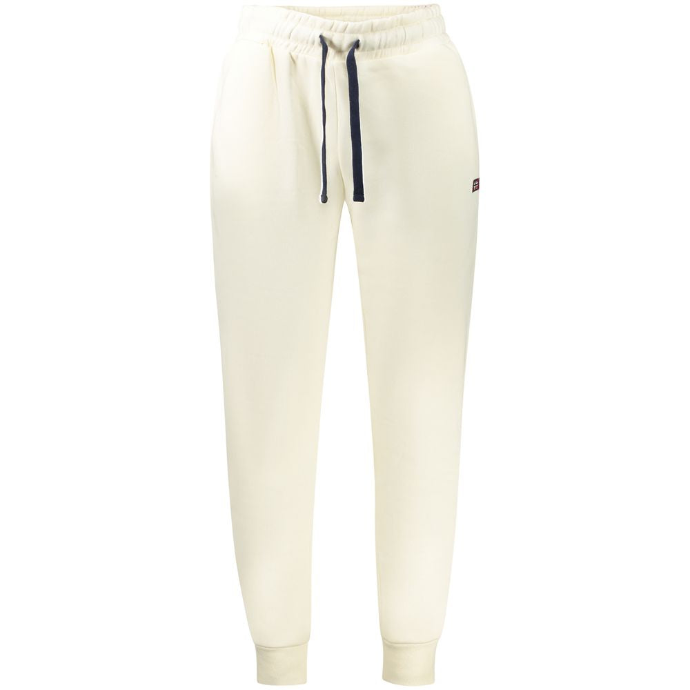 White Cotton Men's Sweatpant