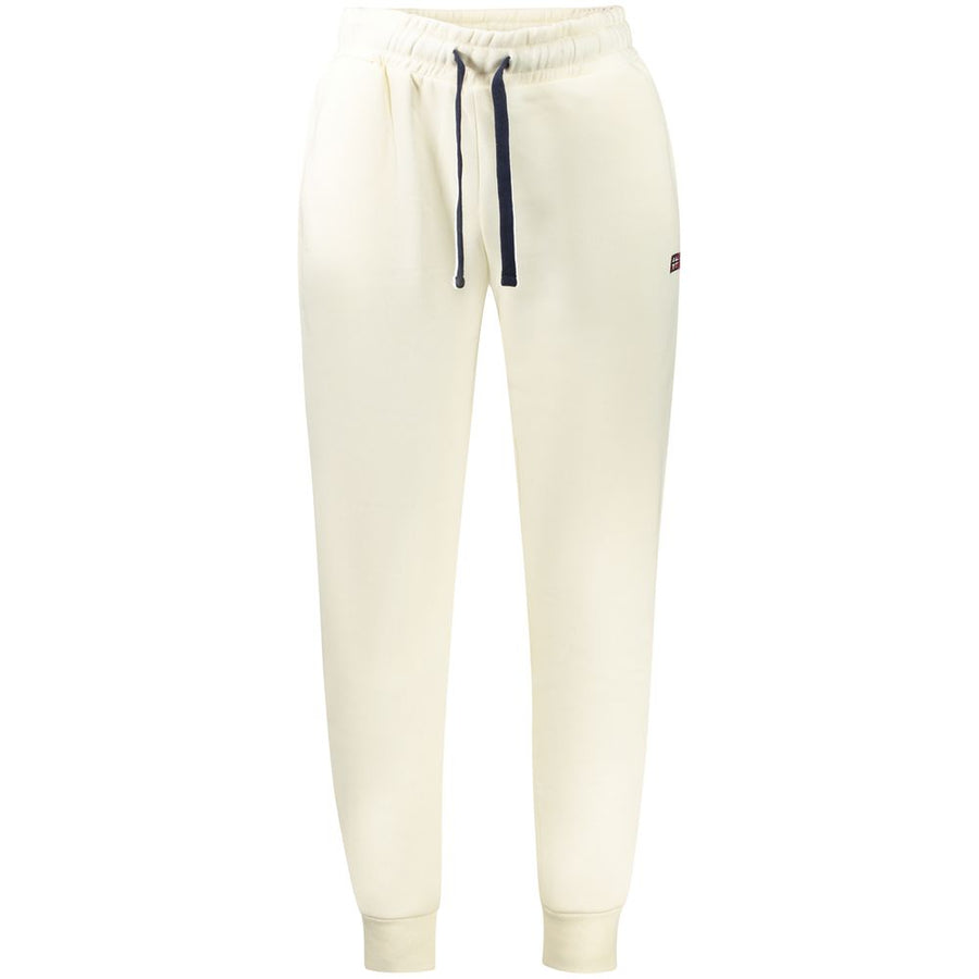 White Cotton Men's Sweatpant