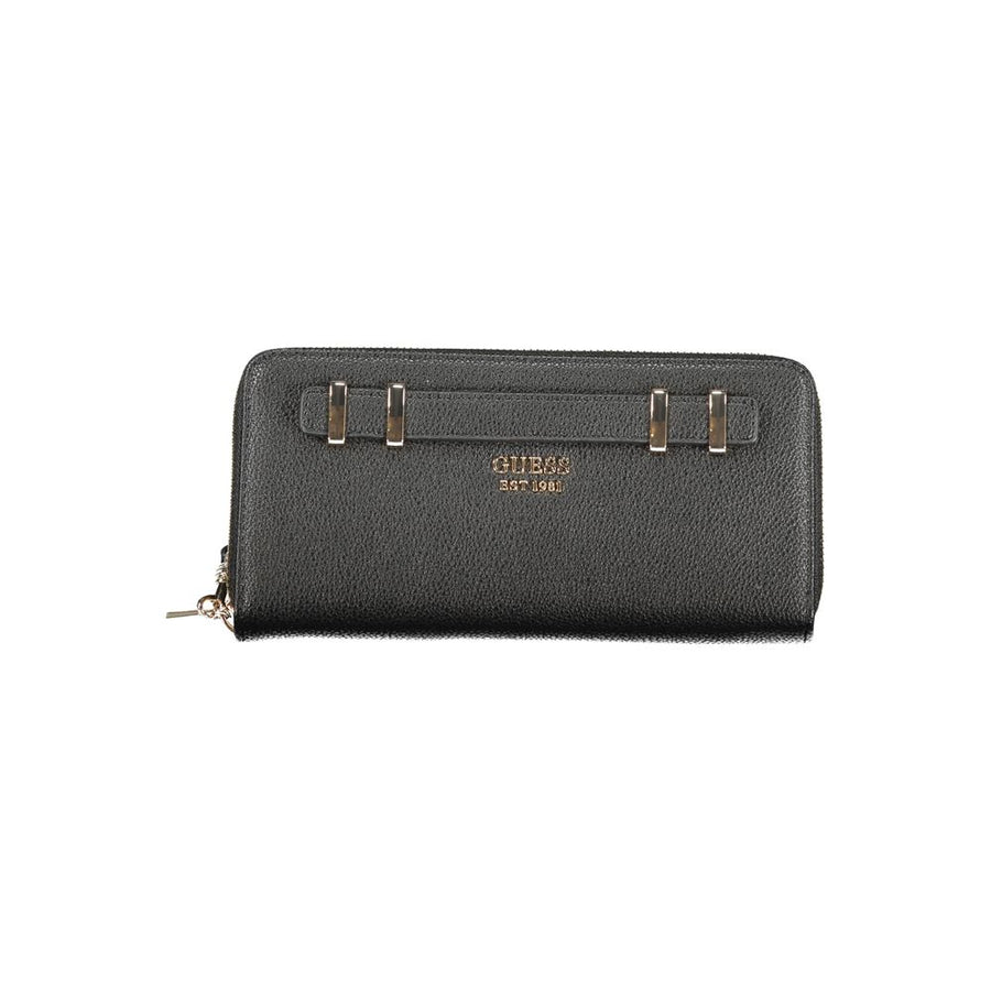 Nero Polyurethane Women Wallet