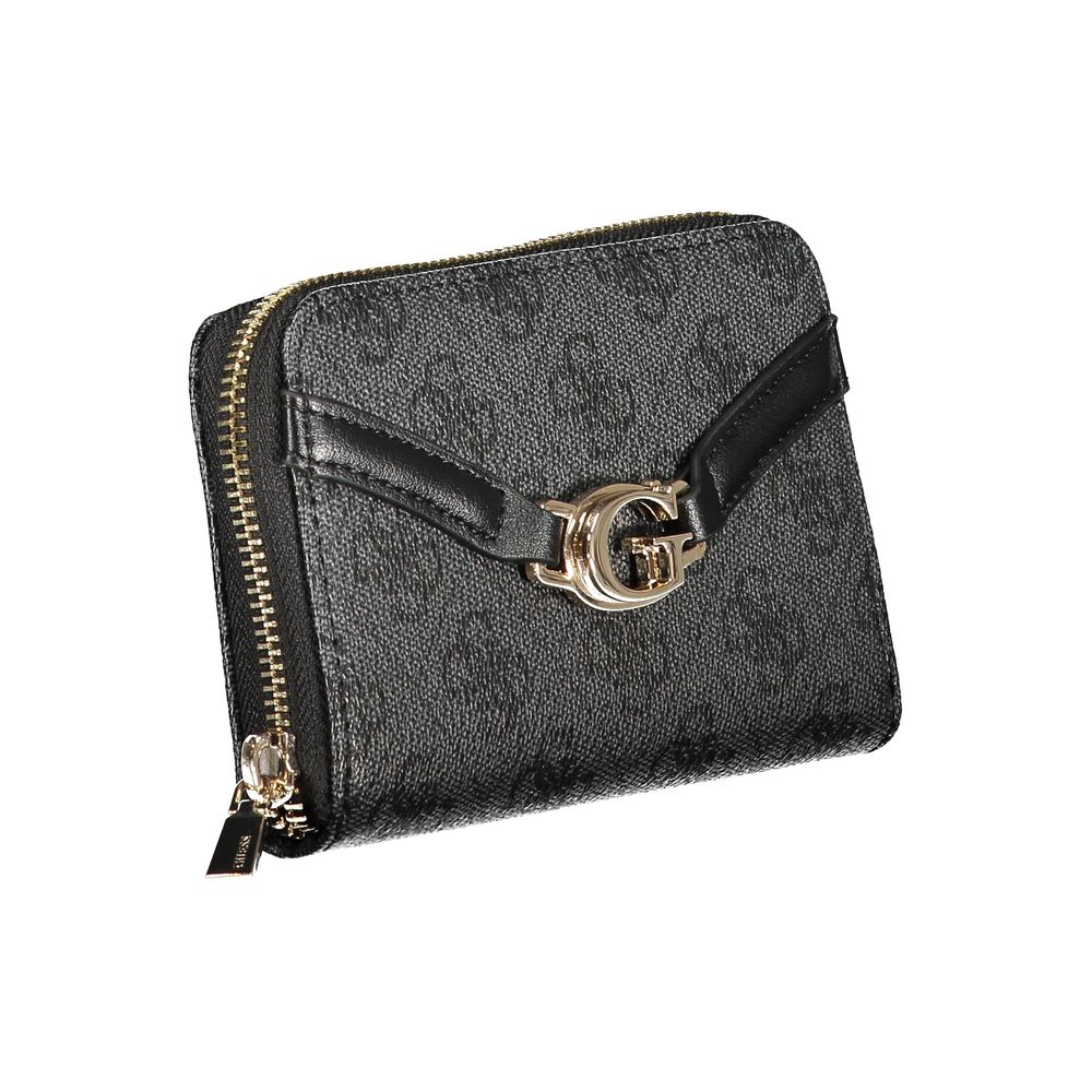 Nero Poliuretano Womens Wallet