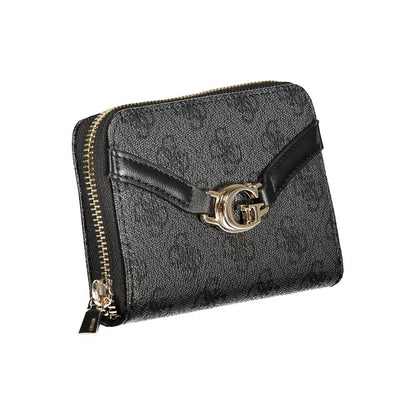 Nero Poliuretano Womens Wallet
