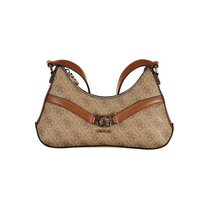 Beige Polyethylene Handbag