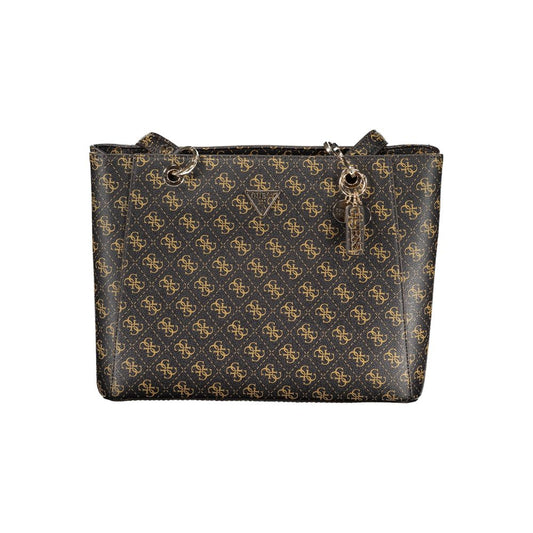 Marrone Poliuretano Women Handbag