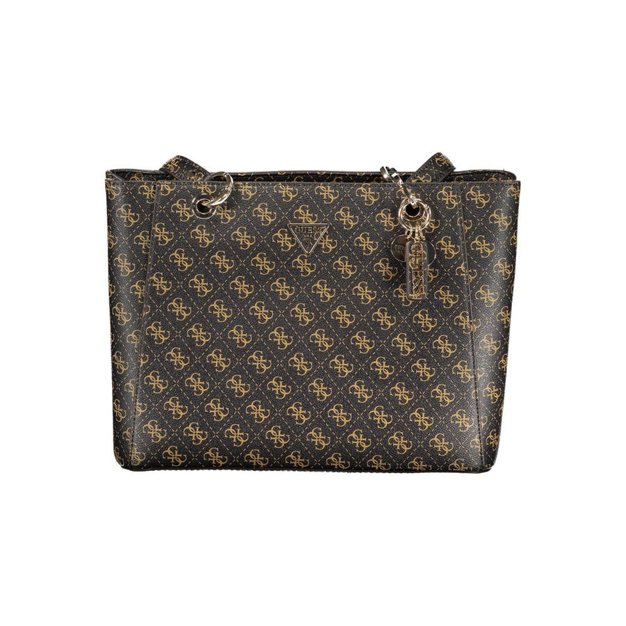 Marrone Poliuretano Women Handbag