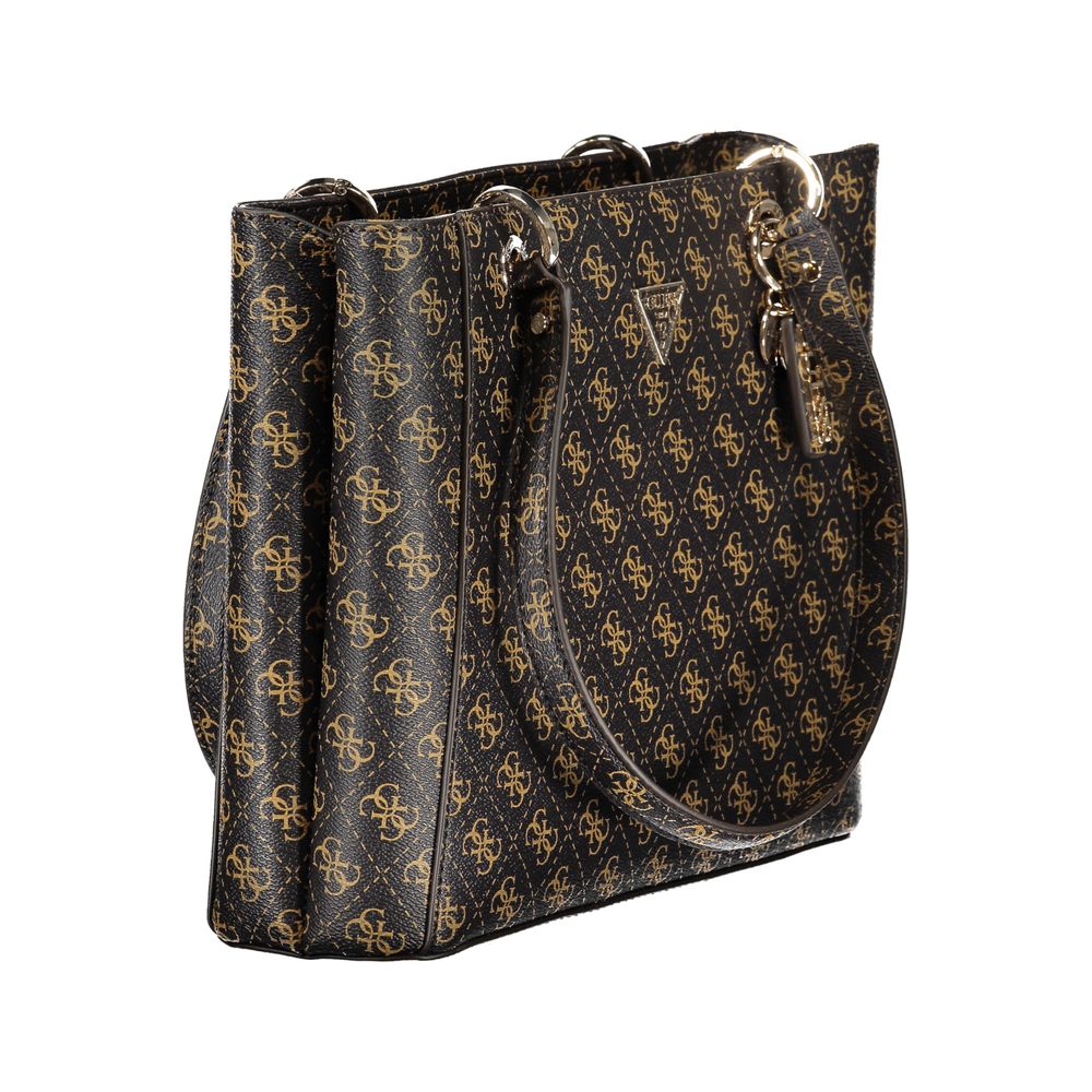 Marrone Poliuretano Women Handbag