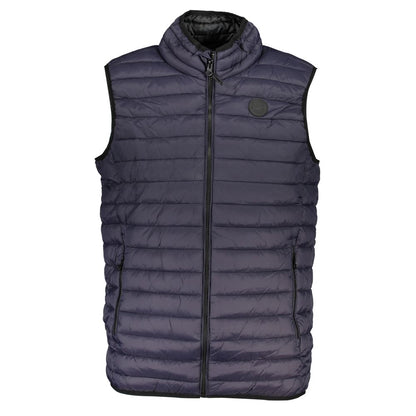 Blu Poliammide Men's Gilet