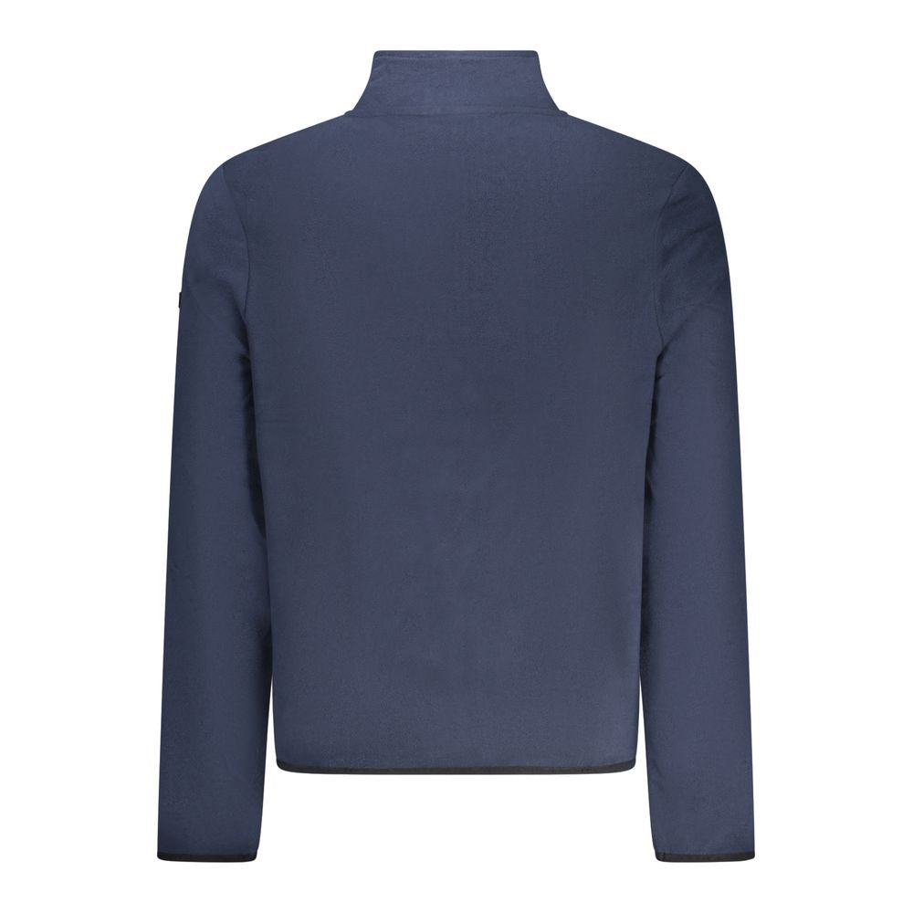 Blue Polyester Men Sweater
