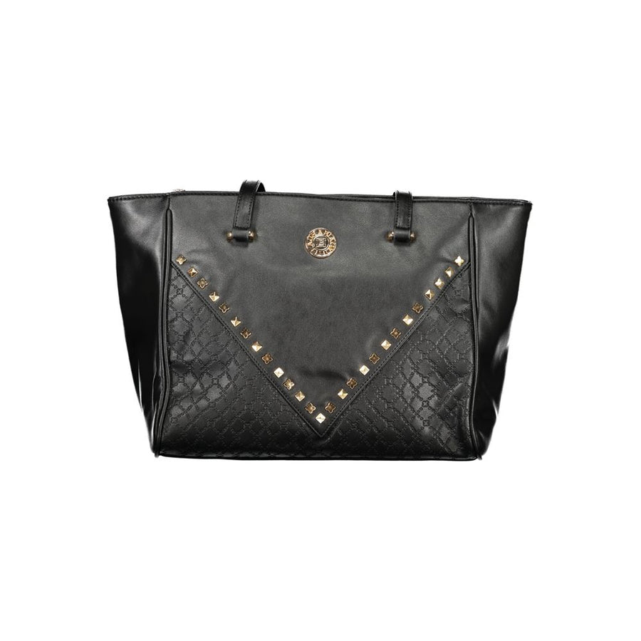 Black PVC Women Handbag