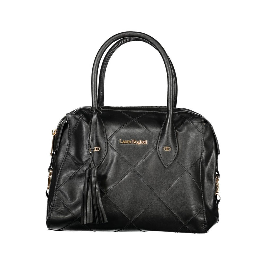 Black PVC Women Handbag