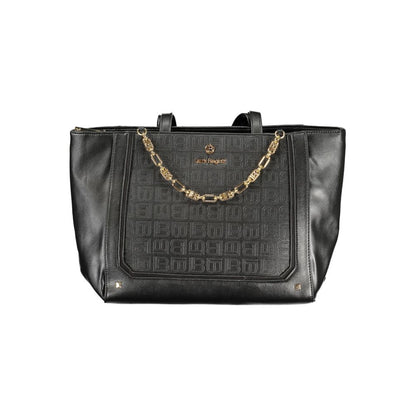 Black PVC Women Handbag