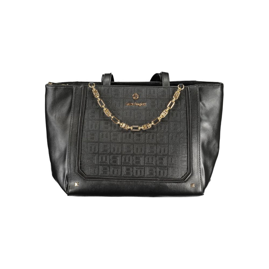 Black PVC Women Handbag