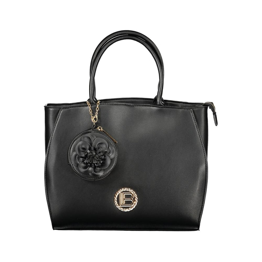 Black PVC Women Handbag