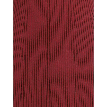 Bordeaux Cashmere Casual Dress