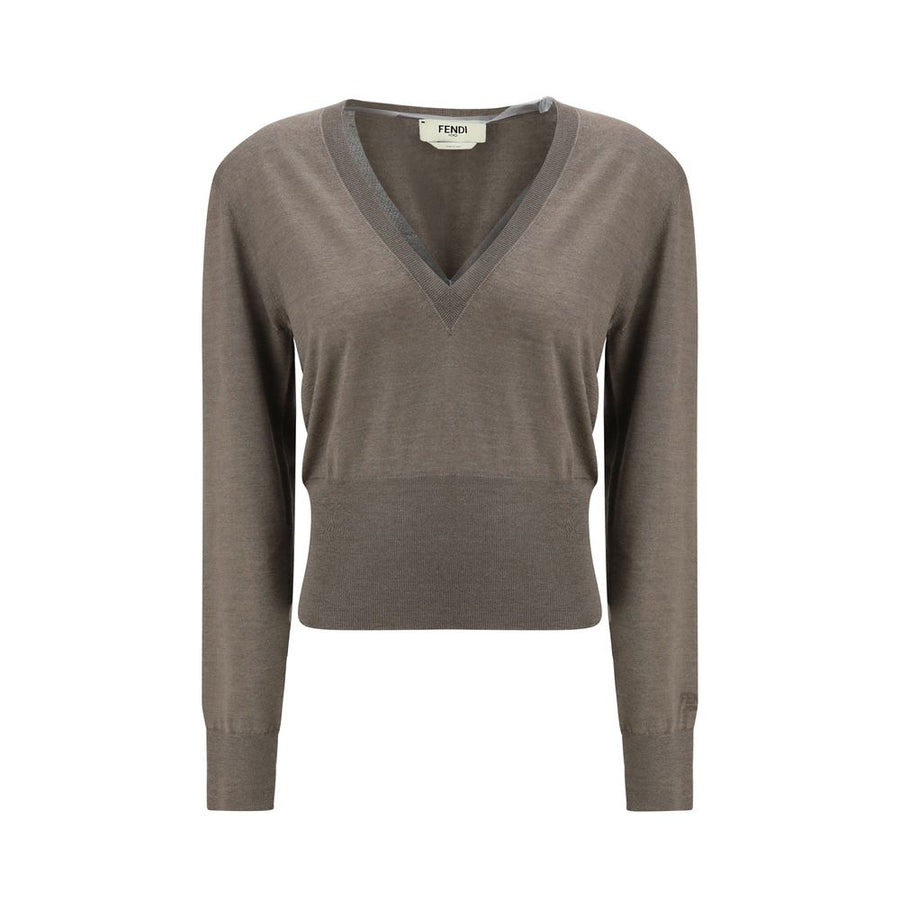Cashmere and Silk long-sleeve Sweater