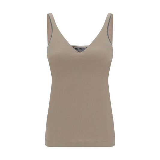 Beige Cotton Top