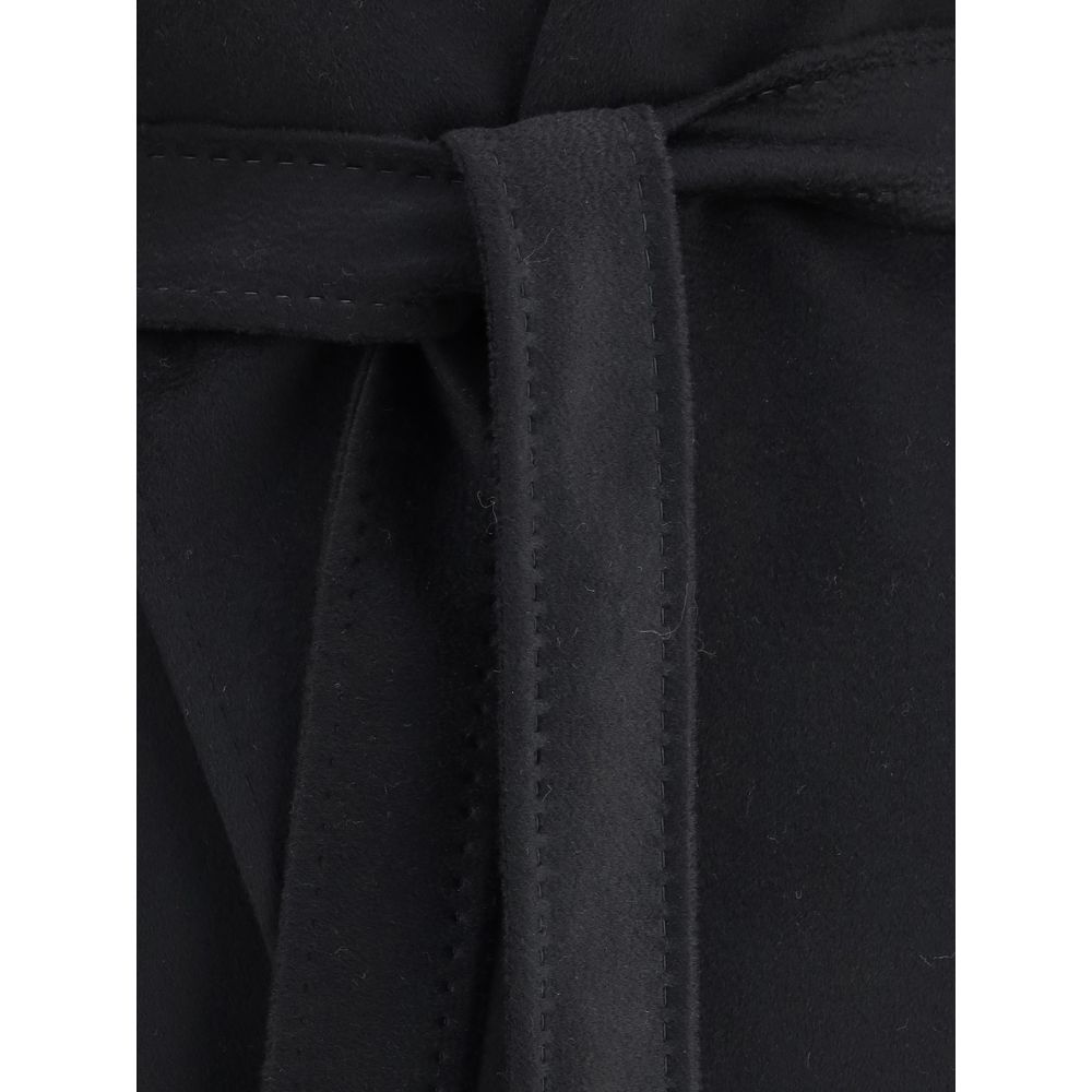 Black Cashmere Coat