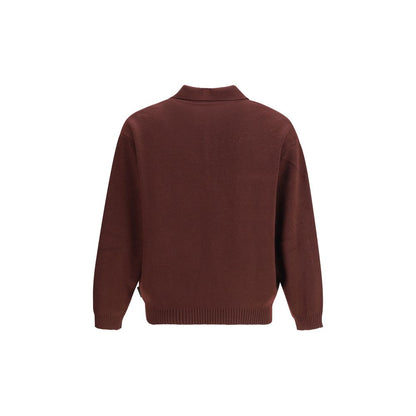 Bordeaux Wool Polo Shirt
