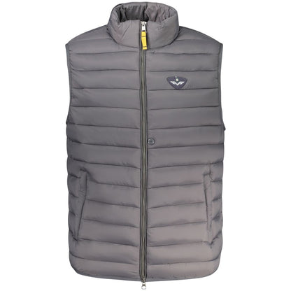 Gray Polyamide Men's Jacket