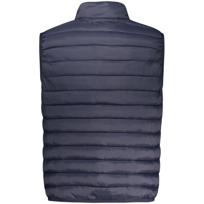 Blue Polyamide Men Jacket