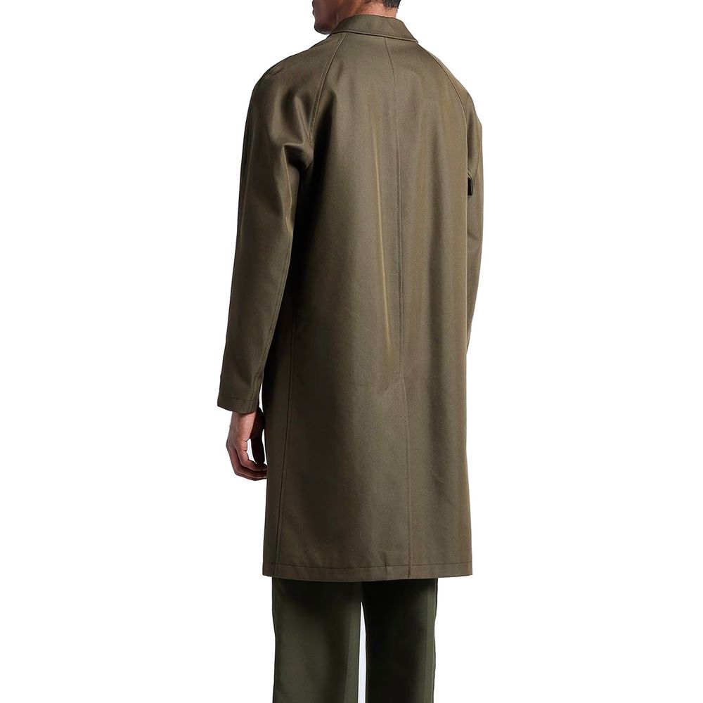 Green Cotton Coat