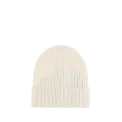 Cream Fleece Wool Beanie