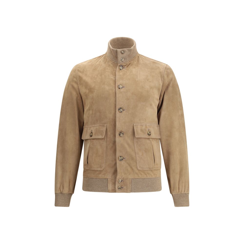Beige Goatskin Clothing