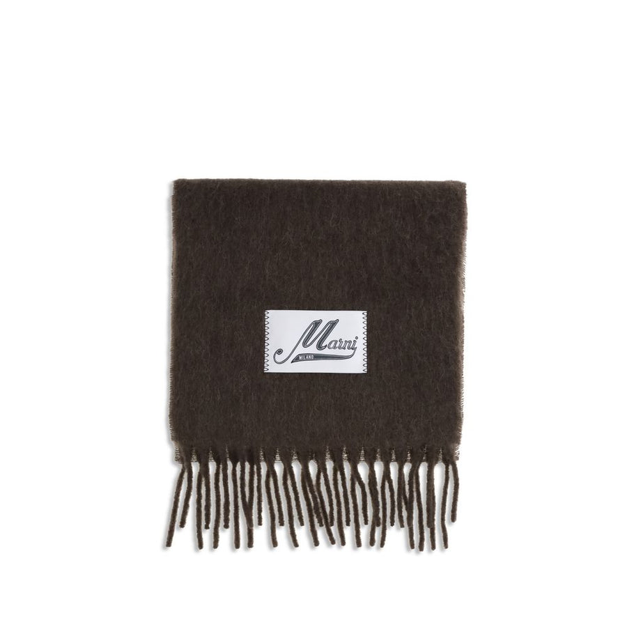 Brown Wool Scarf