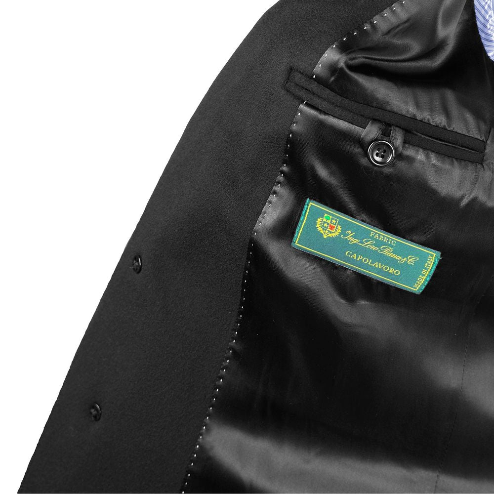 Black Wool Men's Jacket