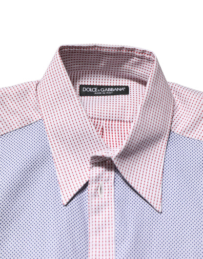 Multicolor Cotton Collared Checkered Shirt