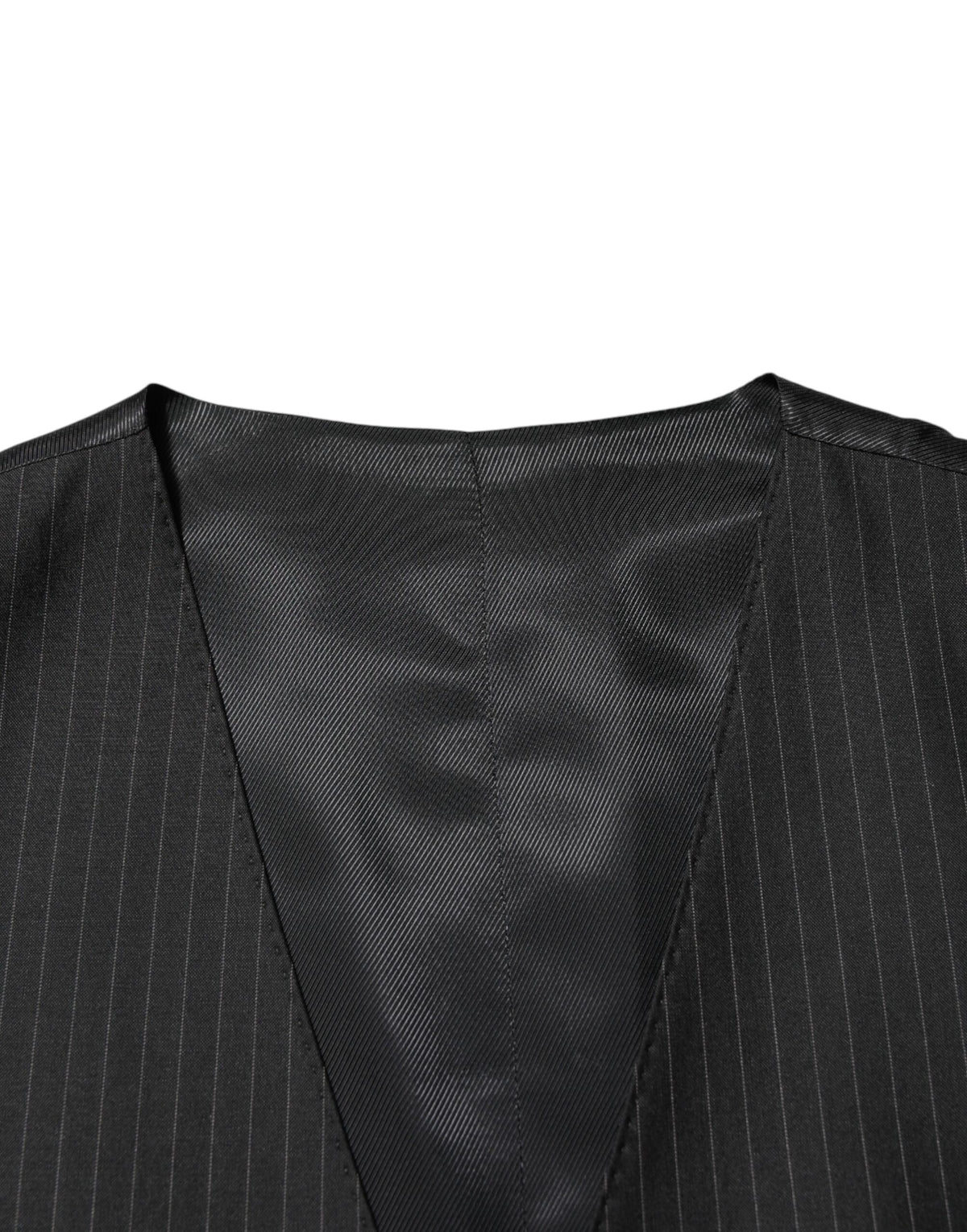 Black Wool Men Dress Formal Waistcoat Vest