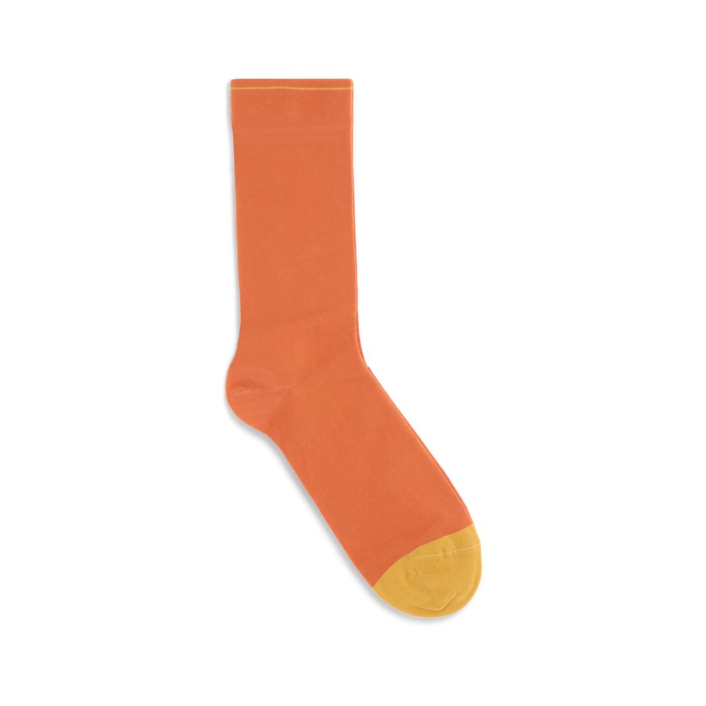 Orange Cotton Socks
